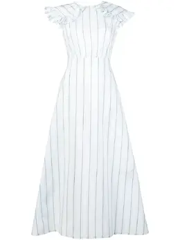 Calvin Klein 205W39nyc: Платье в полоску 