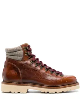 Brunello Cucinelli: Коричневые ботинки 