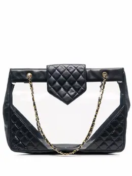 Chanel Pre-Owned: Синяя сумка 