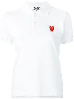 Comme Des Garçons Play: Белый топ 