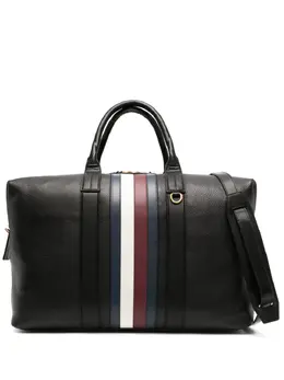 Tommy Hilfiger: Чёрная спортивная сумка 