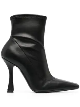 Casadei: Чёрные ботинки 