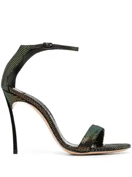 Casadei: Чёрные сандалии  Blade