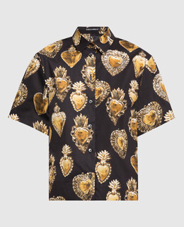 Dolce&Gabbana: Чёрная рубашка 