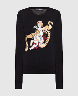 Dolce&Gabbana: Чёрный свитер 