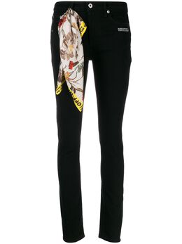 Off-White: Винтажные джинсы 