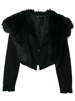 Comme Des Garcons Pre-Owned: Куртка из искусственного меха 