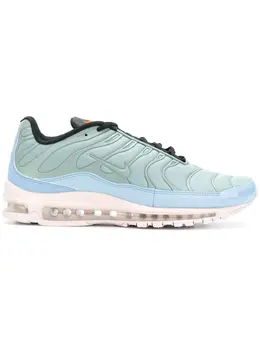 Nike: Зелёные кроссовки  Air Max 97 Plus