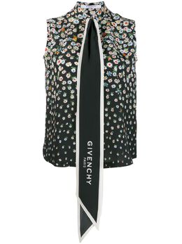 Givenchy: Рубашка с растительным принтом 