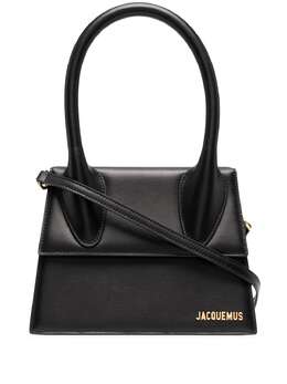 Jacquemus: Чёрная сумка на руку  Le Grand Chiquito