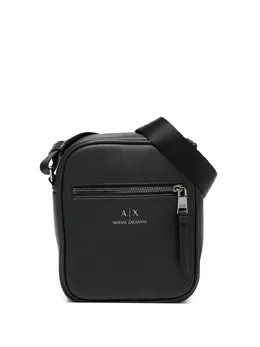 Armani Exchange: Сумка с принтом 
