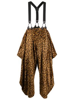 Jean Paul Gaultier Pre-Owned: Брюки с животным принтом 