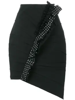 Saint Laurent: Асимметричная юбка 