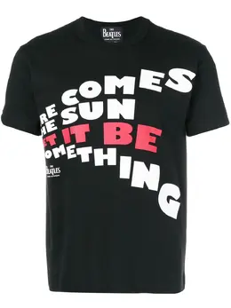 The Beatles X Comme Des Garçons: Футболка с принтом 