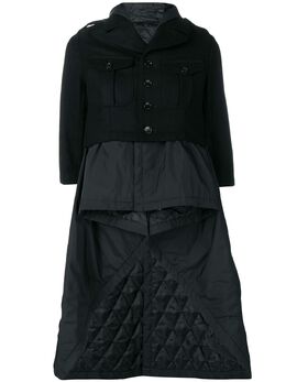 Comme Des Garcons Pre-Owned: Чёрное пальто 