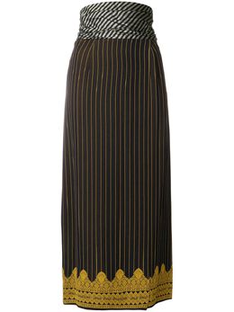 Jean Paul Gaultier Pre-Owned: Коричневая юбка 