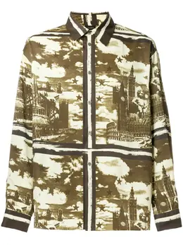 Jean Paul Gaultier Pre-Owned: Рубашка с принтом 