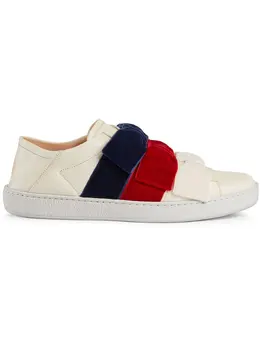 Gucci: Голубые кроссовки  Ace
