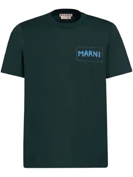 Marni: Хлопковая футболка 