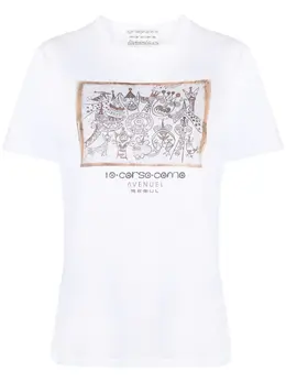 10 CORSO COMO: Футболка с принтом 