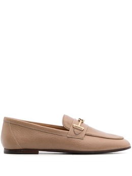 Tod's: Бежевые лоферы 