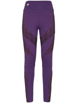 Philipp Plein: Фиолетовые легинсы 