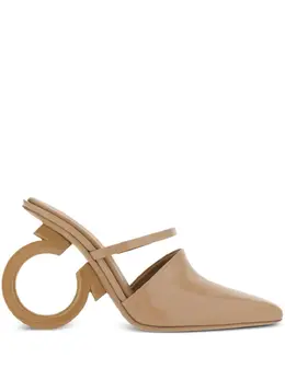 Ferragamo: Бежевые сабо 