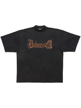 Balenciaga: Хлопковая футболка 