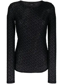 PINKO: Жаккардовая футболка 