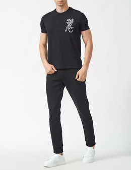 BIKKEMBERGS: Чорні футболки 
