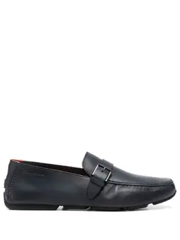 Santoni: Синие туфли 