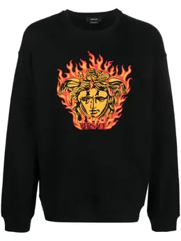 Versace: Хлопковый свитшот  Medusa
