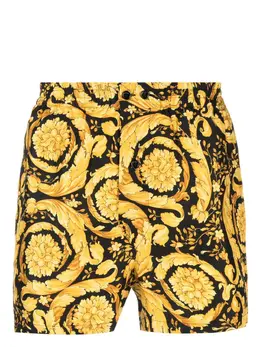 Versace: Шорты  Barocco с принтом