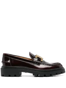 Tod's: Тёмные лоферы 