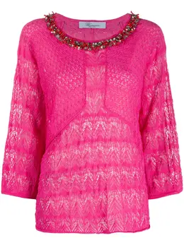 Blumarine: Трикотажная блуза 