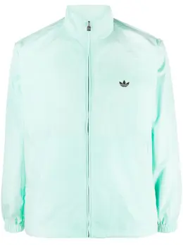 adidas: Зелёная куртка  Wales Bonner