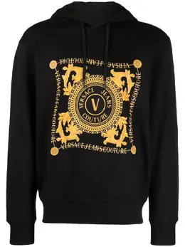 Versace Jeans Couture: Толстовка с принтом 