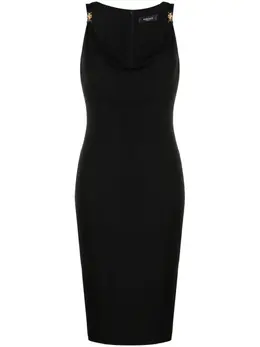 Versace: Платье  Medusa миди