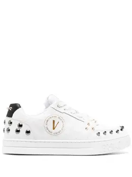 Versace Jeans Couture: Белые кроссовки 