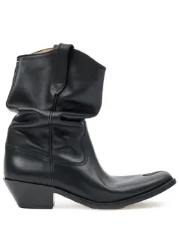 Maison Margiela: Чёрные ботинки  Tabi