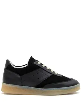 MM6 Maison Margiela: Чёрные кроссовки 