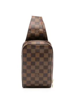 Louis Vuitton: Коричневая поясная сумка 