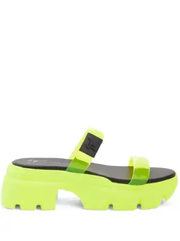 Giuseppe Zanotti: Жёлтые сандалии  Apocalypse Summer