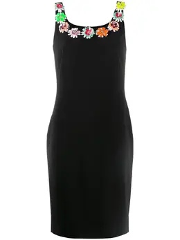 Boutique Moschino: Платье с растительным принтом 