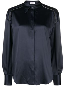 Brunello Cucinelli: Шёлковая рубашка  Monili