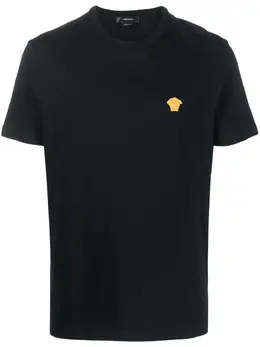 Versace: Чёрная футболка  Medusa