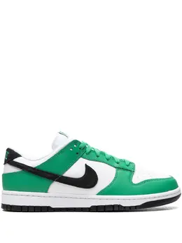Nike: Зелёные кроссовки  Dunk Low