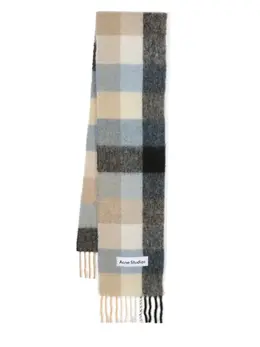 Acne Studios: Голубой шарф 