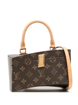Louis Vuitton: Коричневая сумка-шоппер 