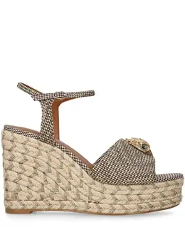 Kurt Geiger London: Бежевые мокасины 